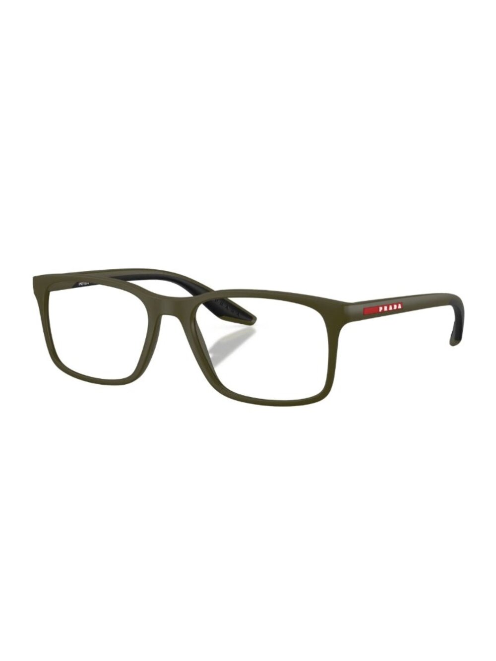 PRADA LINEA ROSSA PS 08RV 15X1O1 52 Matte Green Men's 52 mm Eyeglasses